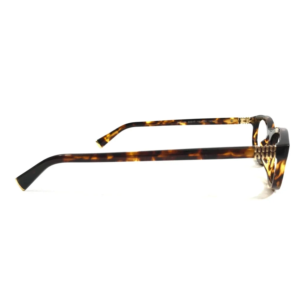 Miu Miu Eyeglasses Frames SMUA06 14L-08N Brown Havana Tortoise Gold 54-17-140